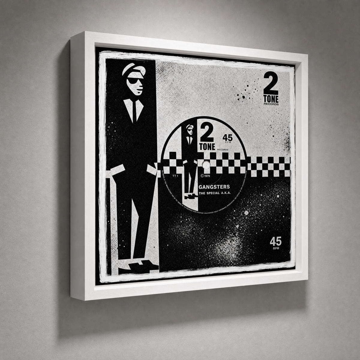 GANGSTERS: Fine Art Quality Pop Art Square Print. Limited Edition Series of 60