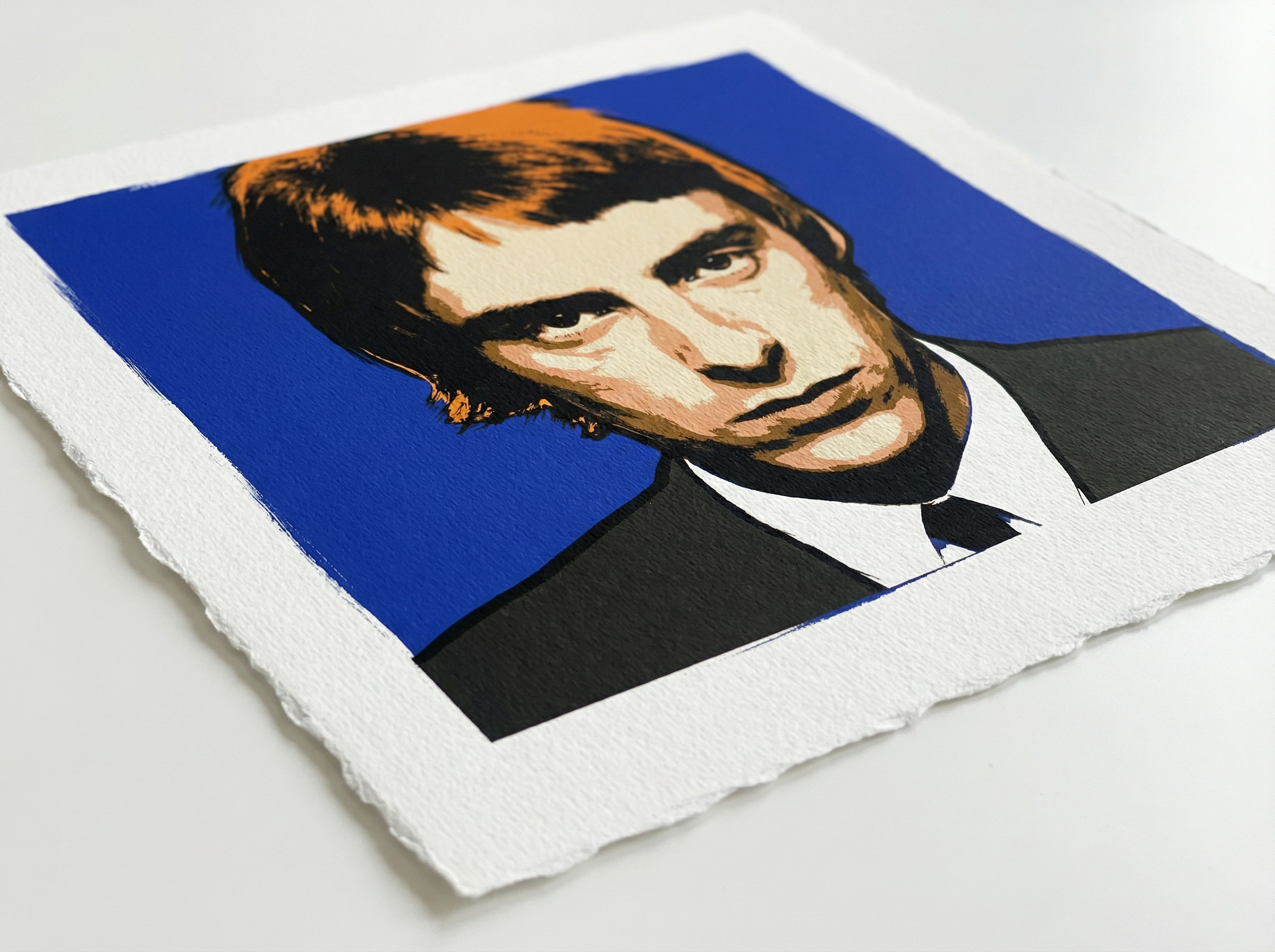 mod art, pop art, music art, PAUL WELLER (THE JAM): Fine Art Quality Pop Art Square Print. Limited Edition Series of 60 - POP GO THE ICONS