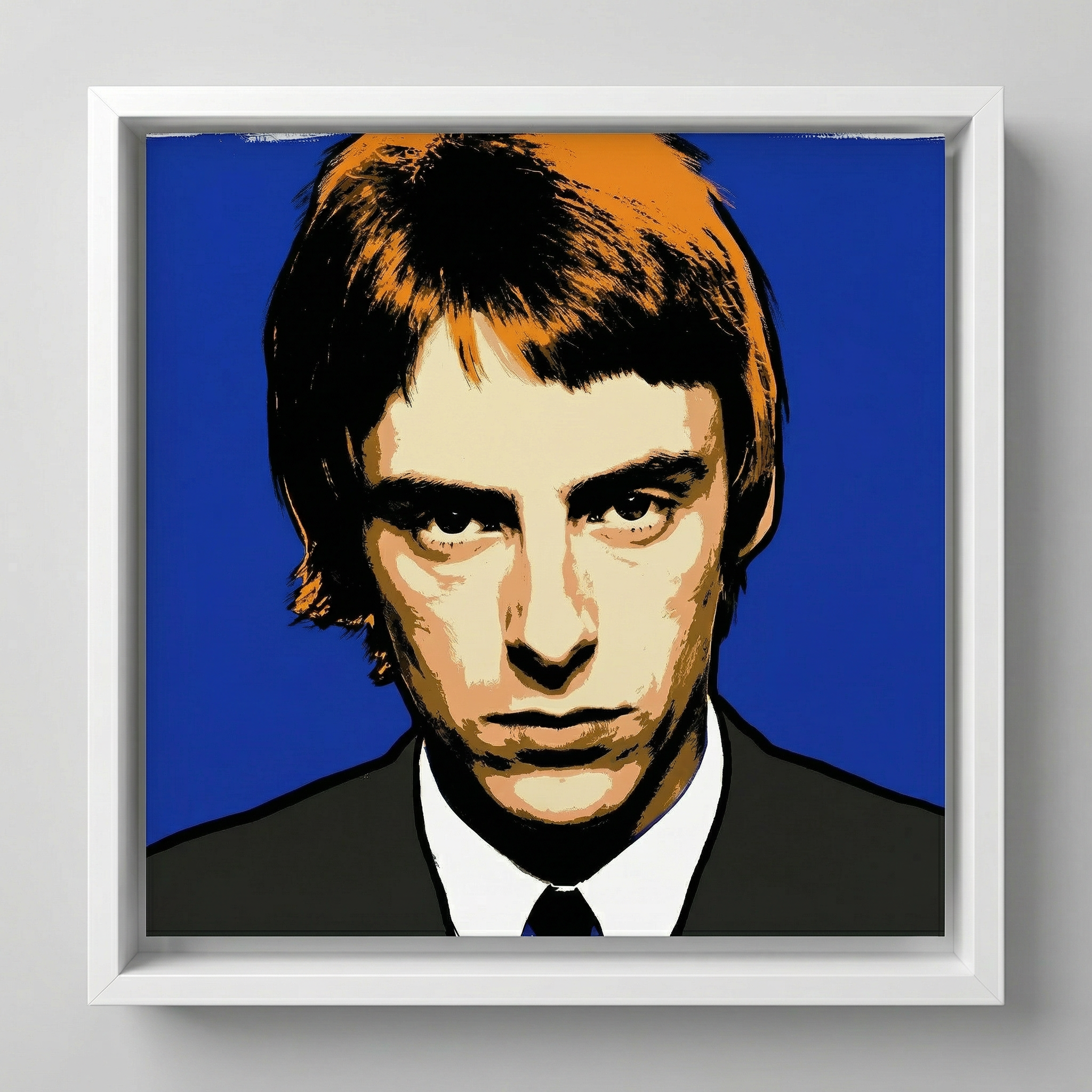 mod art, pop art, music art, PAUL WELLER (THE JAM): Fine Art Quality Pop Art Square Print. Limited Edition Series of 60 - POP GO THE ICONS