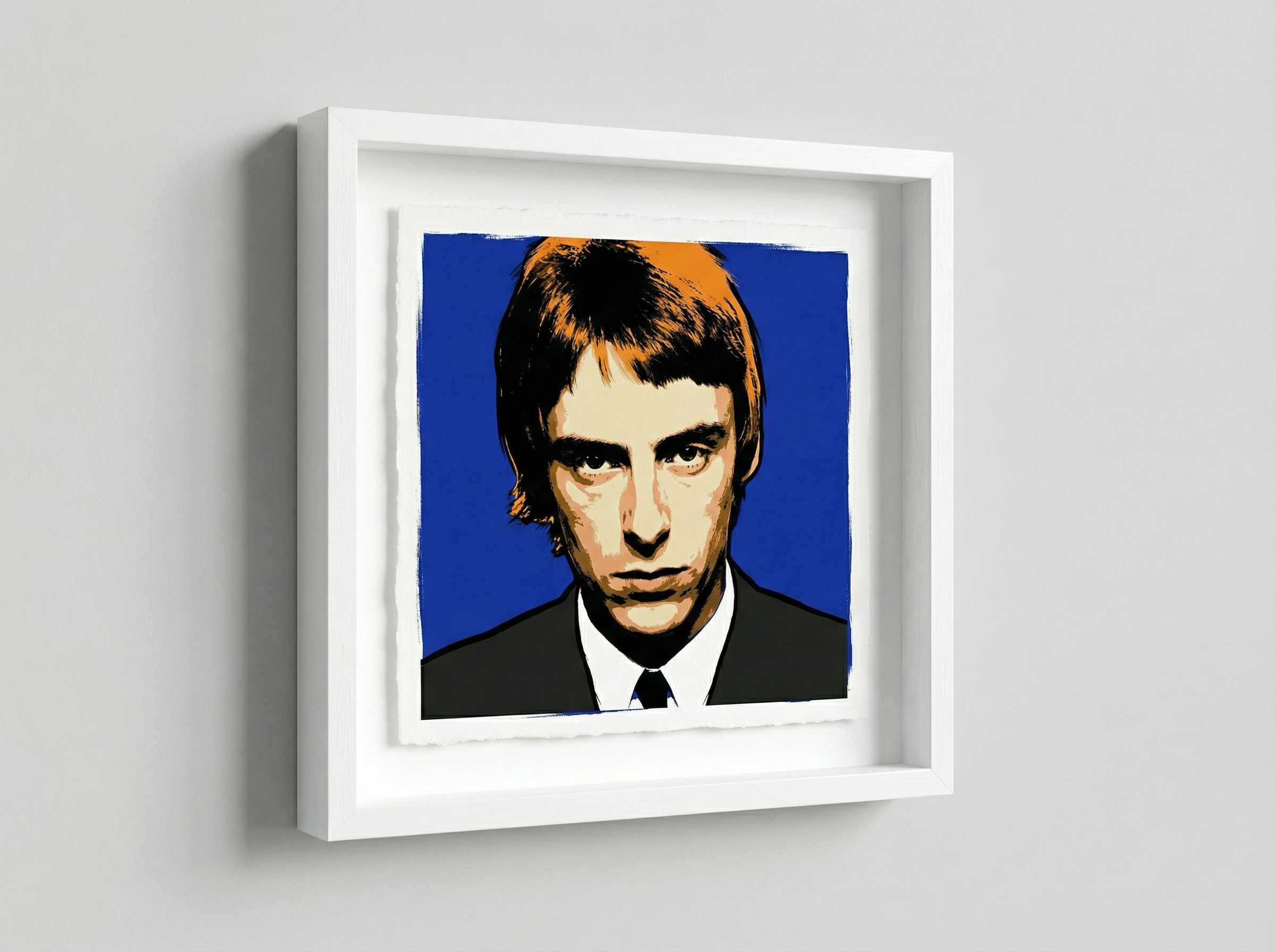 mod art, pop art, music art, PAUL WELLER (THE JAM): Fine Art Quality Pop Art Square Print. Limited Edition Series of 60 - POP GO THE ICONS
