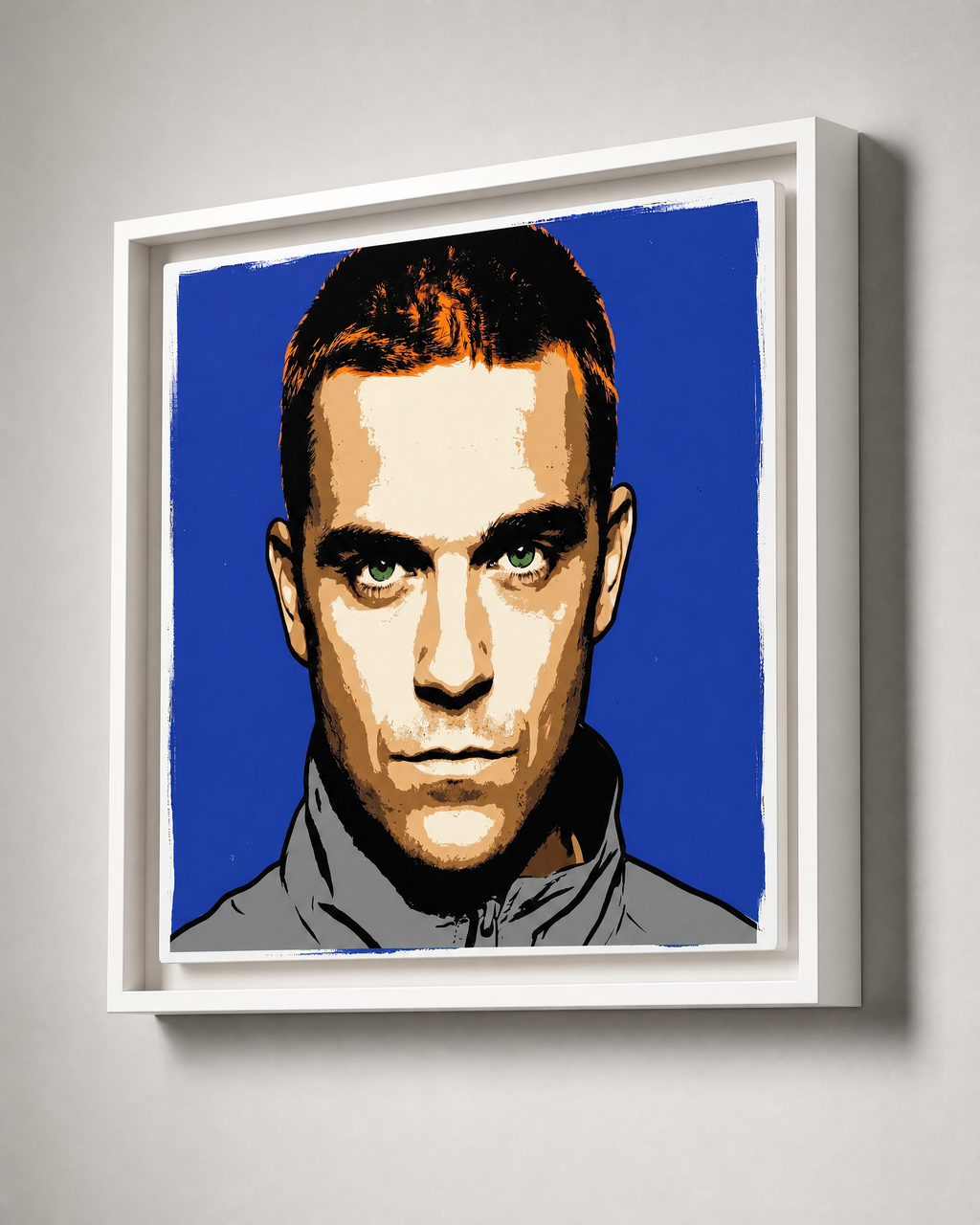 ROBBIE WILLIAMS: Fine Art Quality Pop Art Square Print. Limited Edition Series of 60