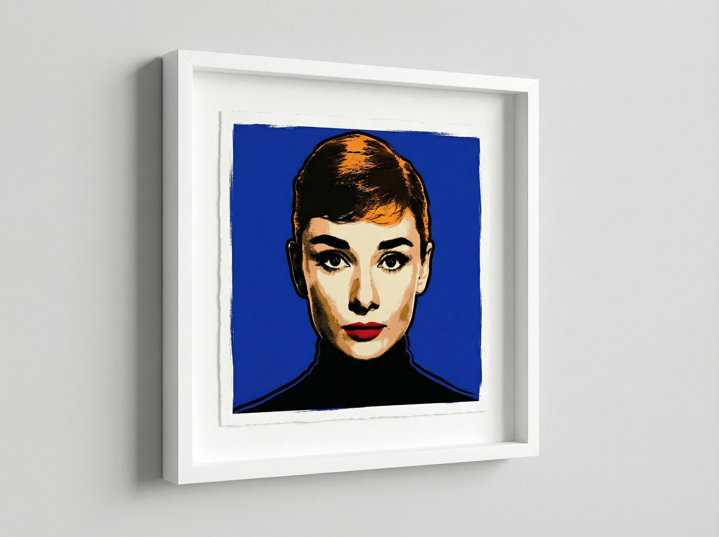 POP ART, audrey_blue_mockup2_angled - POP GO THE ICONS ,AFFORDABLE  POP ART