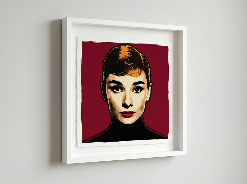 POP ART, audrey_red_mockup2_angled - POP GO THE ICONS ,AFFORDABLE  POP ART