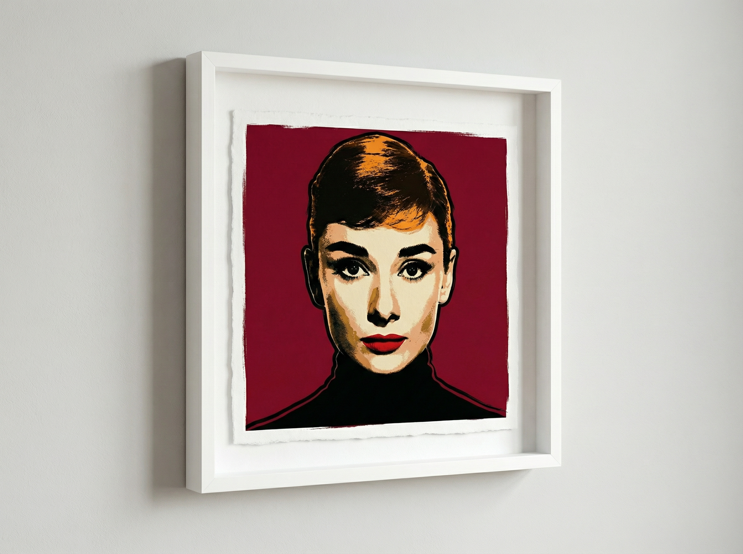 POP ART, audrey_red_mockup2_angled - POP GO THE ICONS ,AFFORDABLE  POP ART
