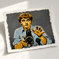 BLOW UP: Fine Art Quality Pop Art Square Print. Limited Edition Series of 60