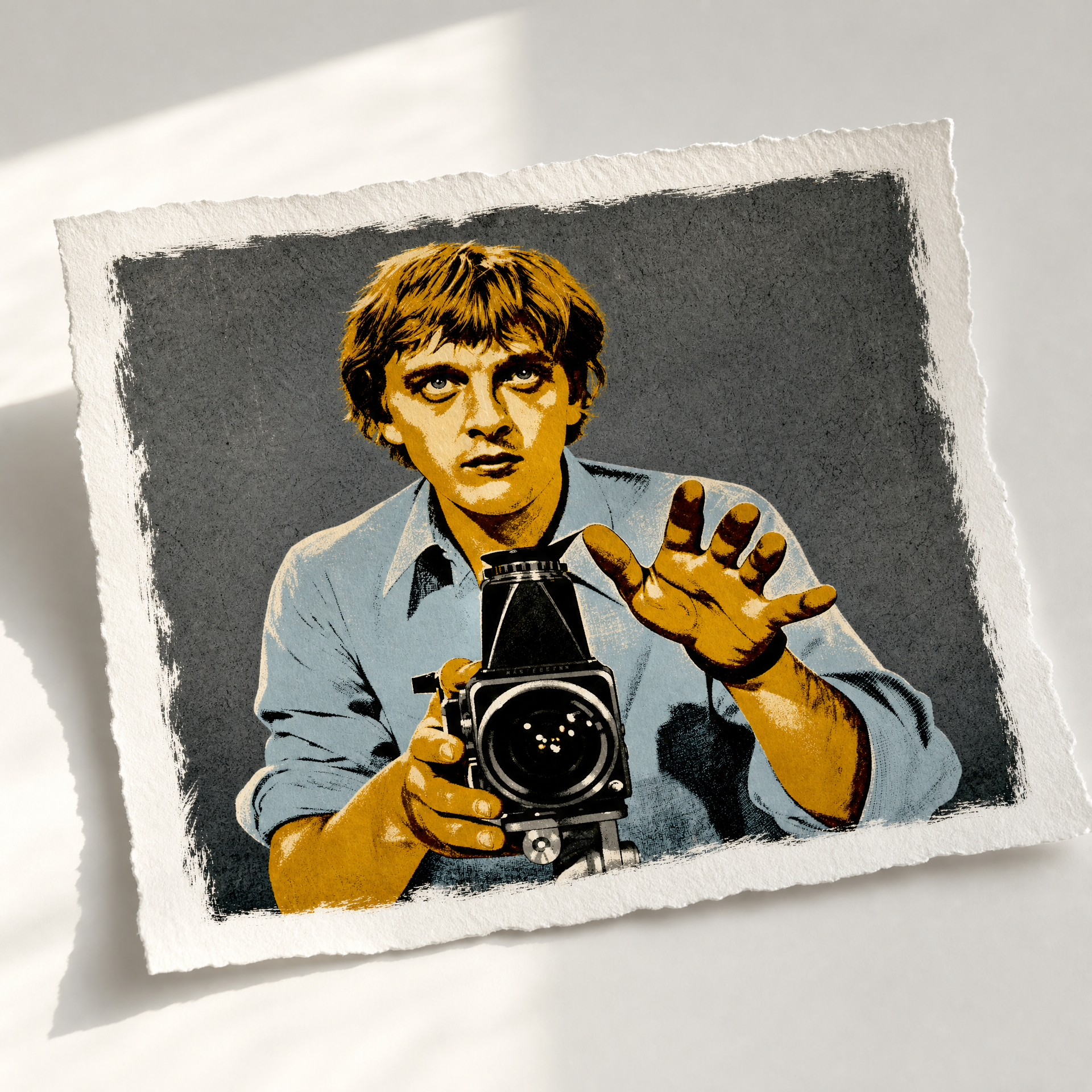 BLOW UP: Fine Art Quality Pop Art Square Print. Limited Edition Series of 60