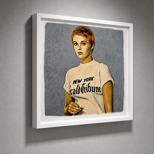 A' BOUT DE SOUFFLE (JEAN SEBERG): Fine Art Quality Pop Art Square Print. Limited Edition Series of 60 (Copy)