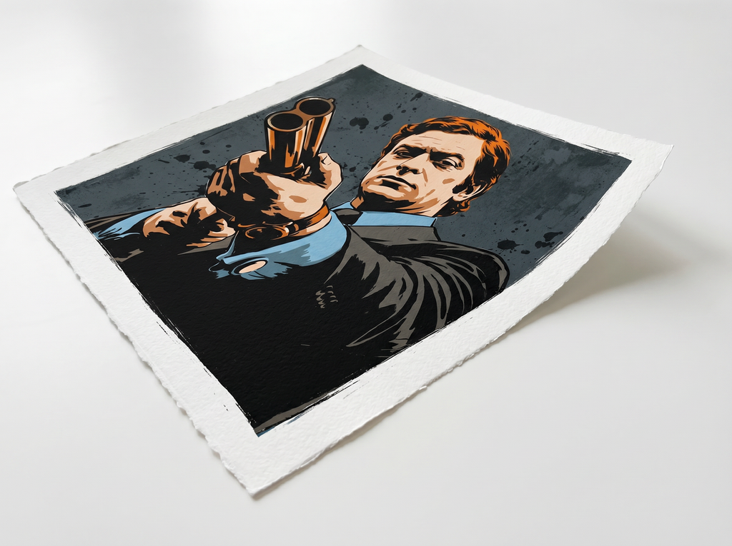 mod art, pop art, music art, CAINE IS CARTER: Fine Art Quality Pop Art Square Print. Limited Edition Series of 60 - POP GO THE ICONS