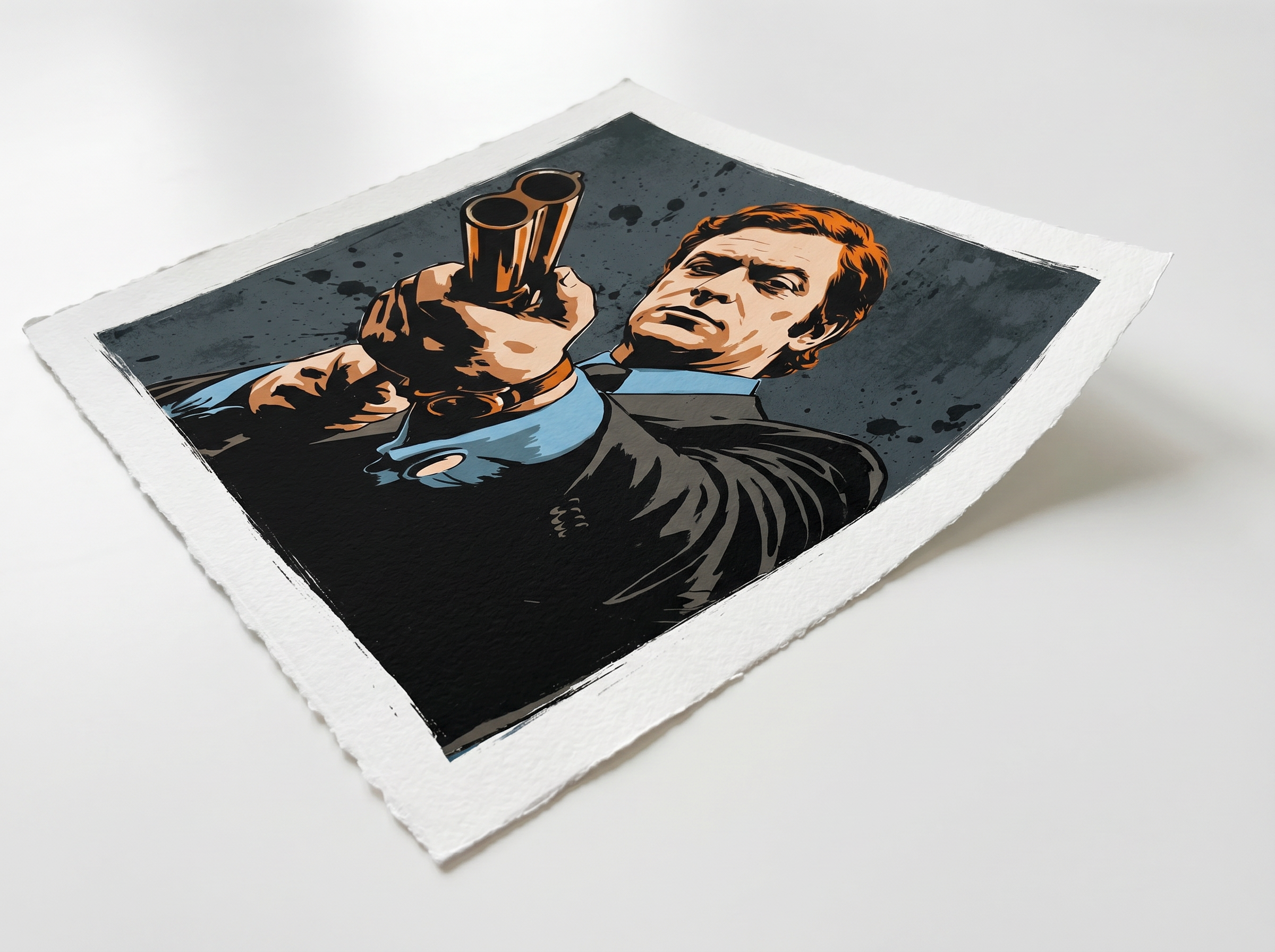 mod art, pop art, music art, CAINE IS CARTER: Fine Art Quality Pop Art Square Print. Limited Edition Series of 60 - POP GO THE ICONS