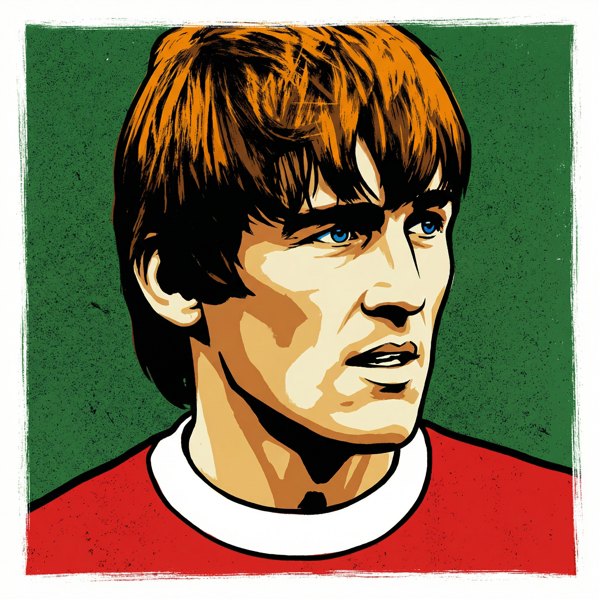 KING KENNY: Fine Art Quality Pop Art Square Print. Limited dition Series of 60