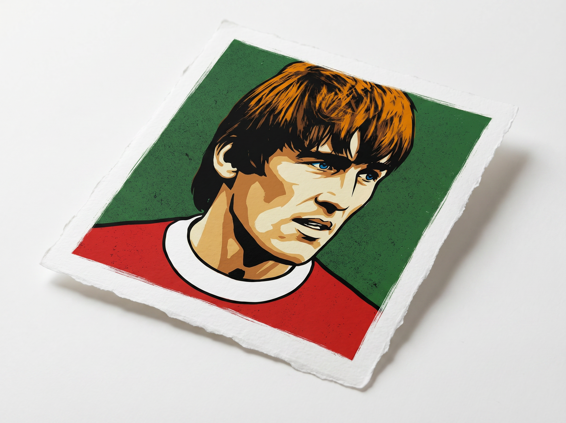 KING KENNY: Fine Art Quality Pop Art Square Print. Limited dition Series of 60