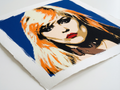 mod art, pop art, music art, DEBBIE HARRY (BLUE): Fine Art Quality Pop Art Square Print. Limited Edition Series of 60 - POP GO THE ICONS