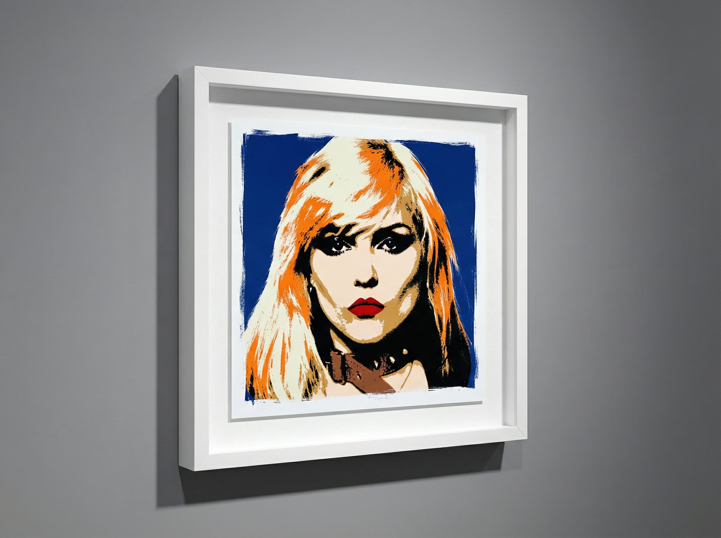 mod art, pop art, music art, DEBBIE HARRY (BLUE): Fine Art Quality Pop Art Square Print. Limited Edition Series of 60 - POP GO THE ICONS
