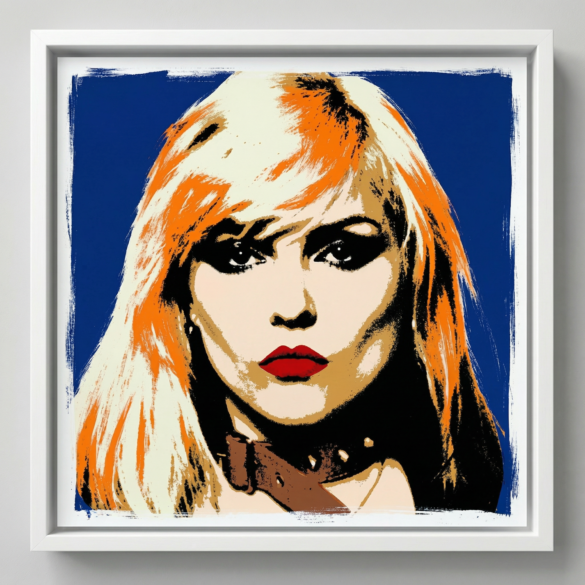 mod art, pop art, music art, DEBBIE HARRY (BLUE): Fine Art Quality Pop Art Square Print. Limited Edition Series of 60 - POP GO THE ICONS
