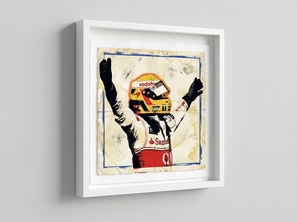 mod art, pop art, music art, LEWIS 2010: Fine Art Quality Pop Art Square Print. Limited Edition Series of 60 - POP GO THE ICONS