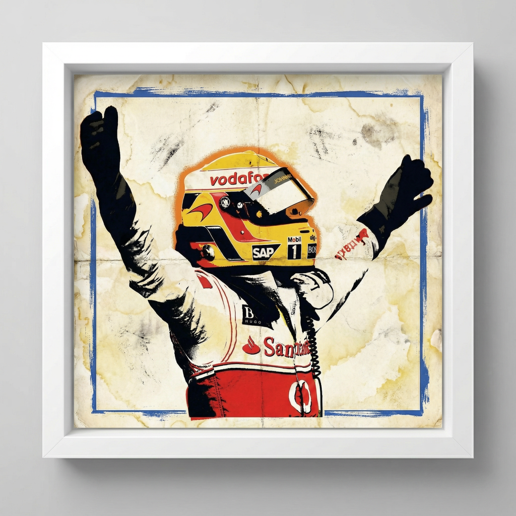 mod art, pop art, music art, LEWIS 2010: Fine Art Quality Pop Art Square Print. Limited Edition Series of 60 - POP GO THE ICONS