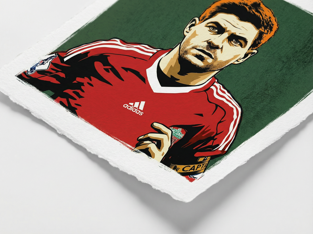 POP ART, gerrard_green_mockup1_loose_print - POP GO THE ICONS ,AFFORDABLE  POP ART