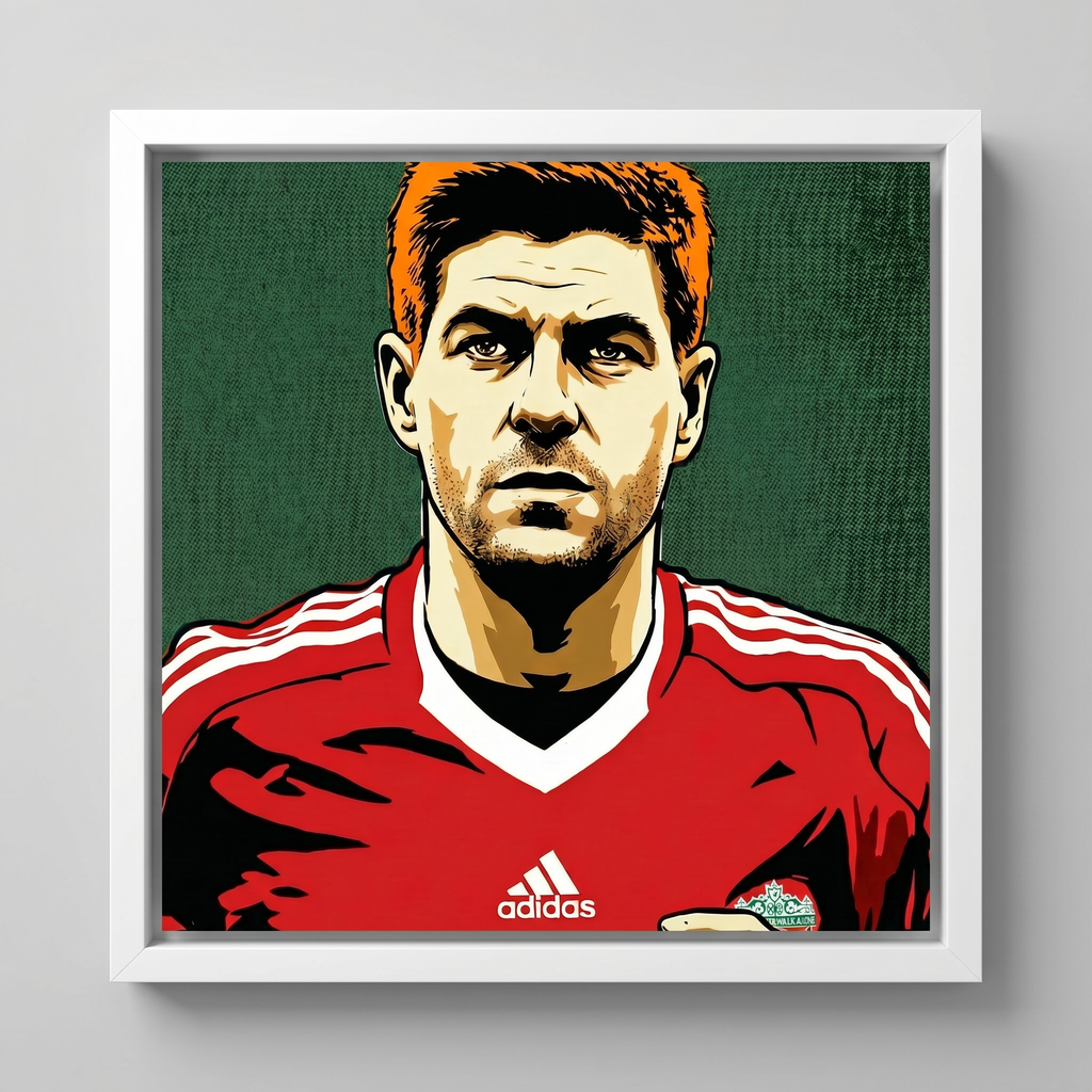 POP ART, gerrard_green_mockup3_fronton - POP GO THE ICONS ,AFFORDABLE  POP ART