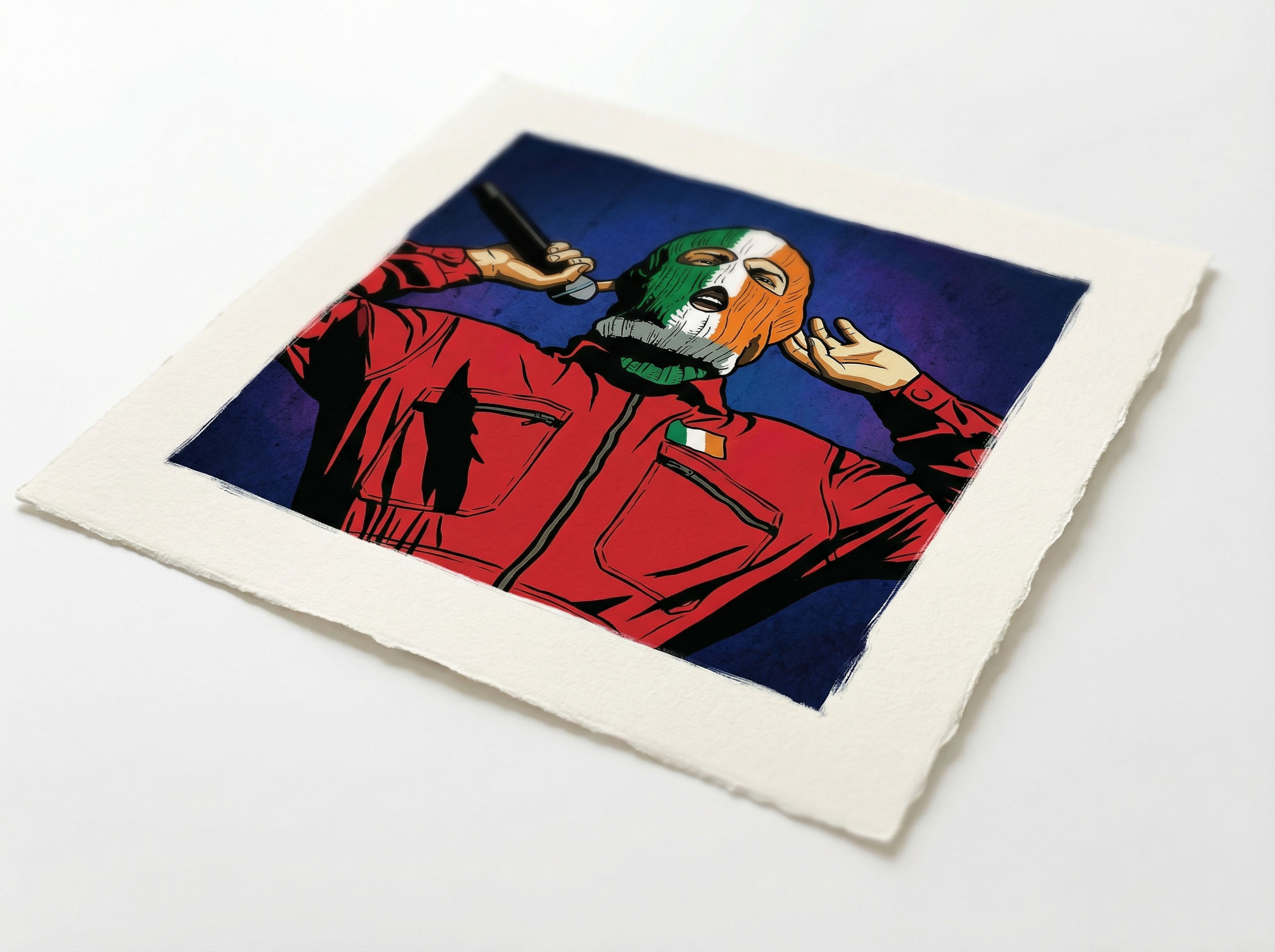 KNEECAP: Fine Art Square Print. Limited Edition Series of 60