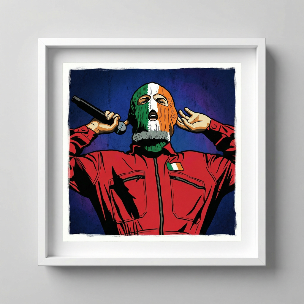 KNEECAP: Fine Art Square Print. Limited Edition Series of 60