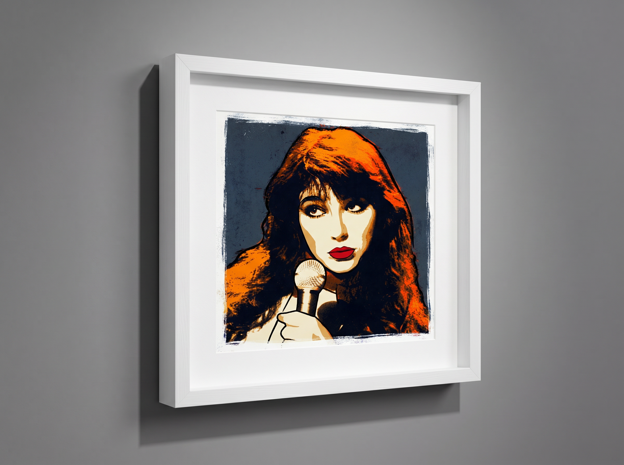 mod art, pop art, music art, KATE BUSH: Fine Art Quality Pop Art Square Print. Limited Edition Series of 60 - POP GO THE ICONS