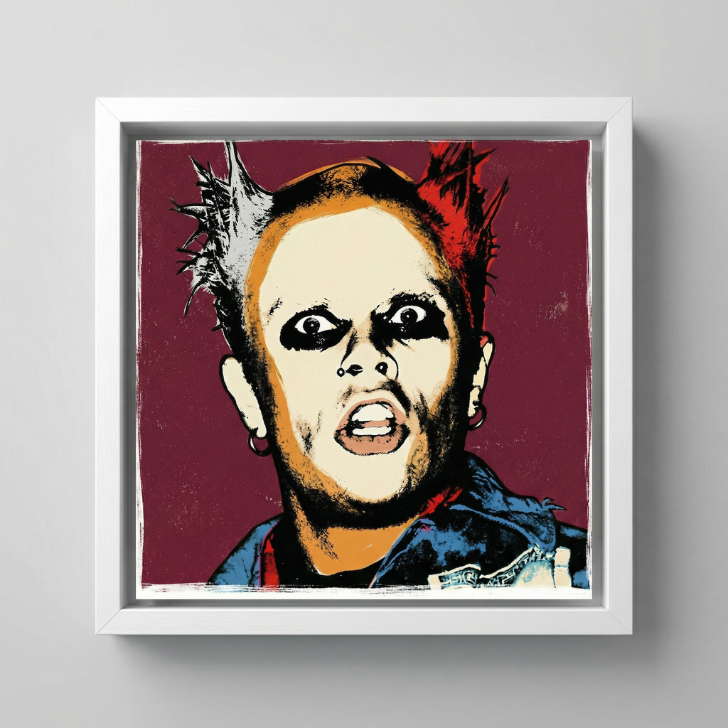 mod art, pop art, music art, FIRESTARTER: Fine Art Quality Pop Art Square Print. Limited Edition Series of 60 - POP GO THE ICONS