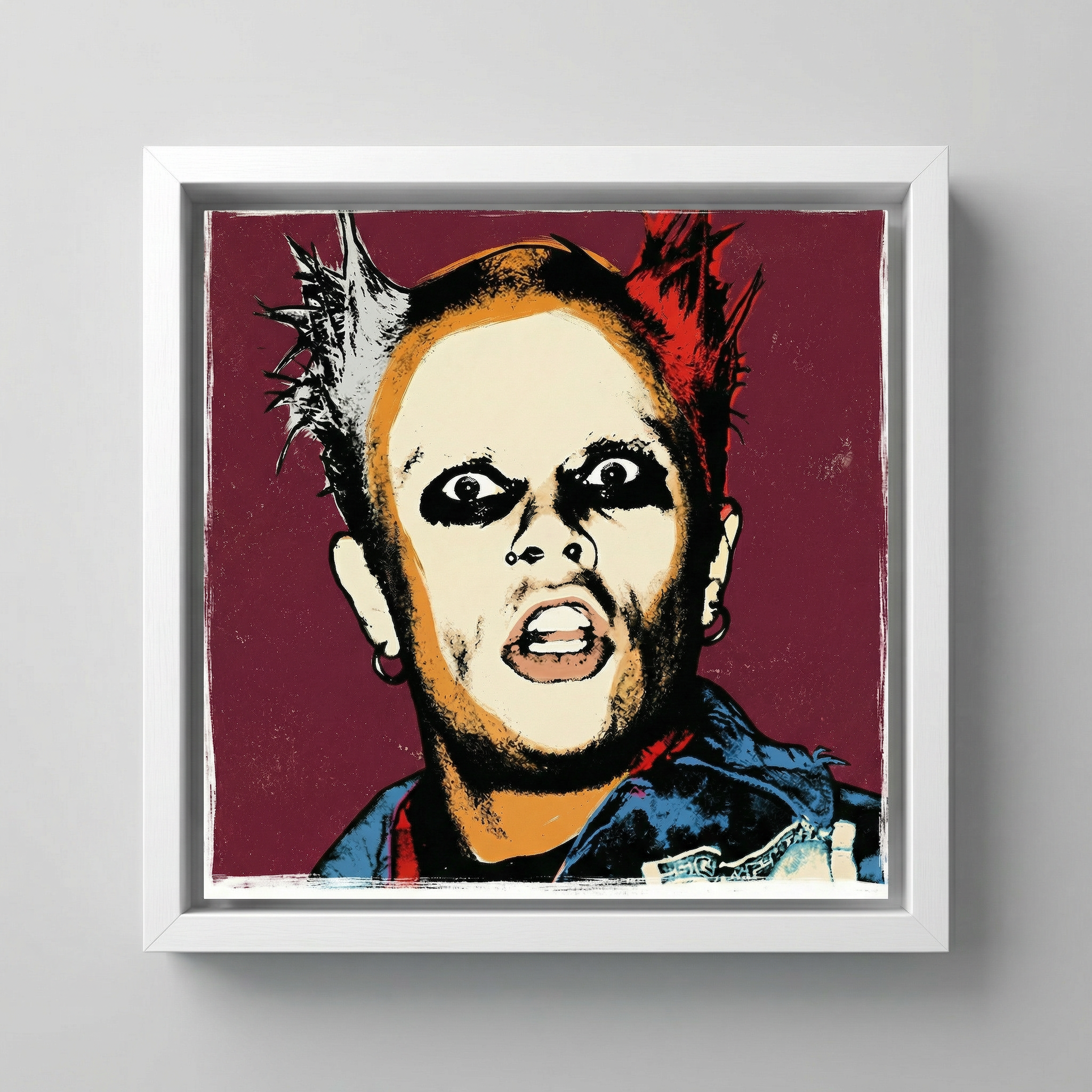 mod art, pop art, music art, FIRESTARTER: Fine Art Quality Pop Art Square Print. Limited Edition Series of 60 - POP GO THE ICONS