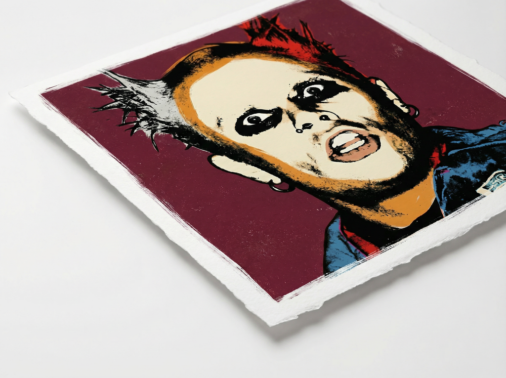 mod art, pop art, music art, FIRESTARTER: Fine Art Quality Pop Art Square Print. Limited Edition Series of 60 - POP GO THE ICONS
