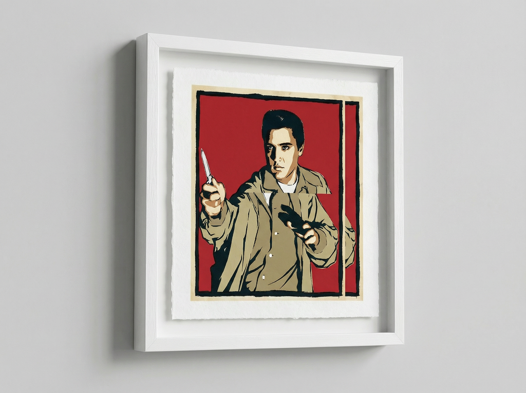 mod art, pop art, music art, ELVIS: Fine Art Quality Pop Art Square Print. Limited Edition Series of 60 - POP GO THE ICONS