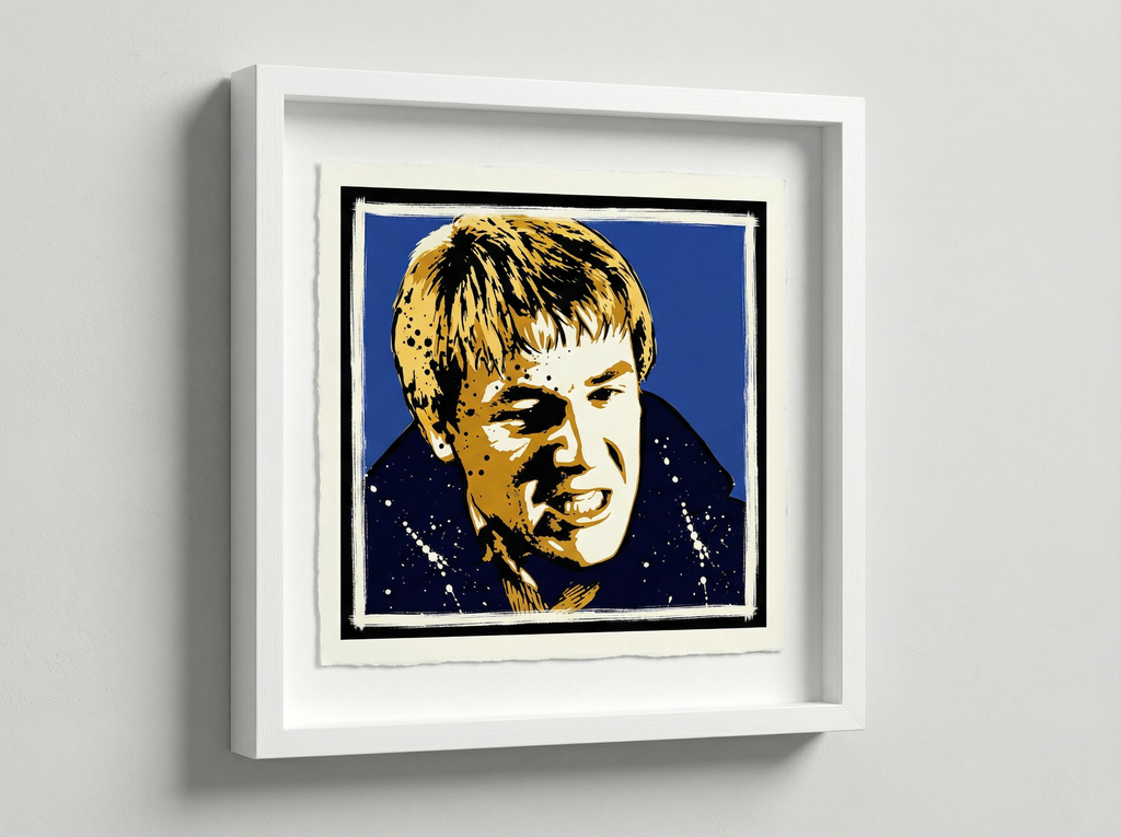 mod art, pop art, music art, CARLIN 4737: Fine Art Quality Pop ArtsSquare Print. Limited Edition Series of 60 - POP GO THE ICONS