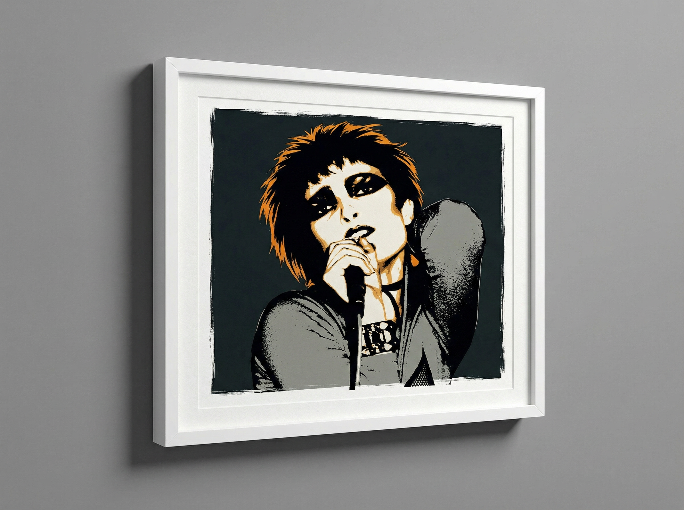 mod art, pop art, music art, SIOUXSIE SIOUX 1977: Fine Art Quality Pop Art Square Print. Limited Edition Series of 60 - POP GO THE ICONS