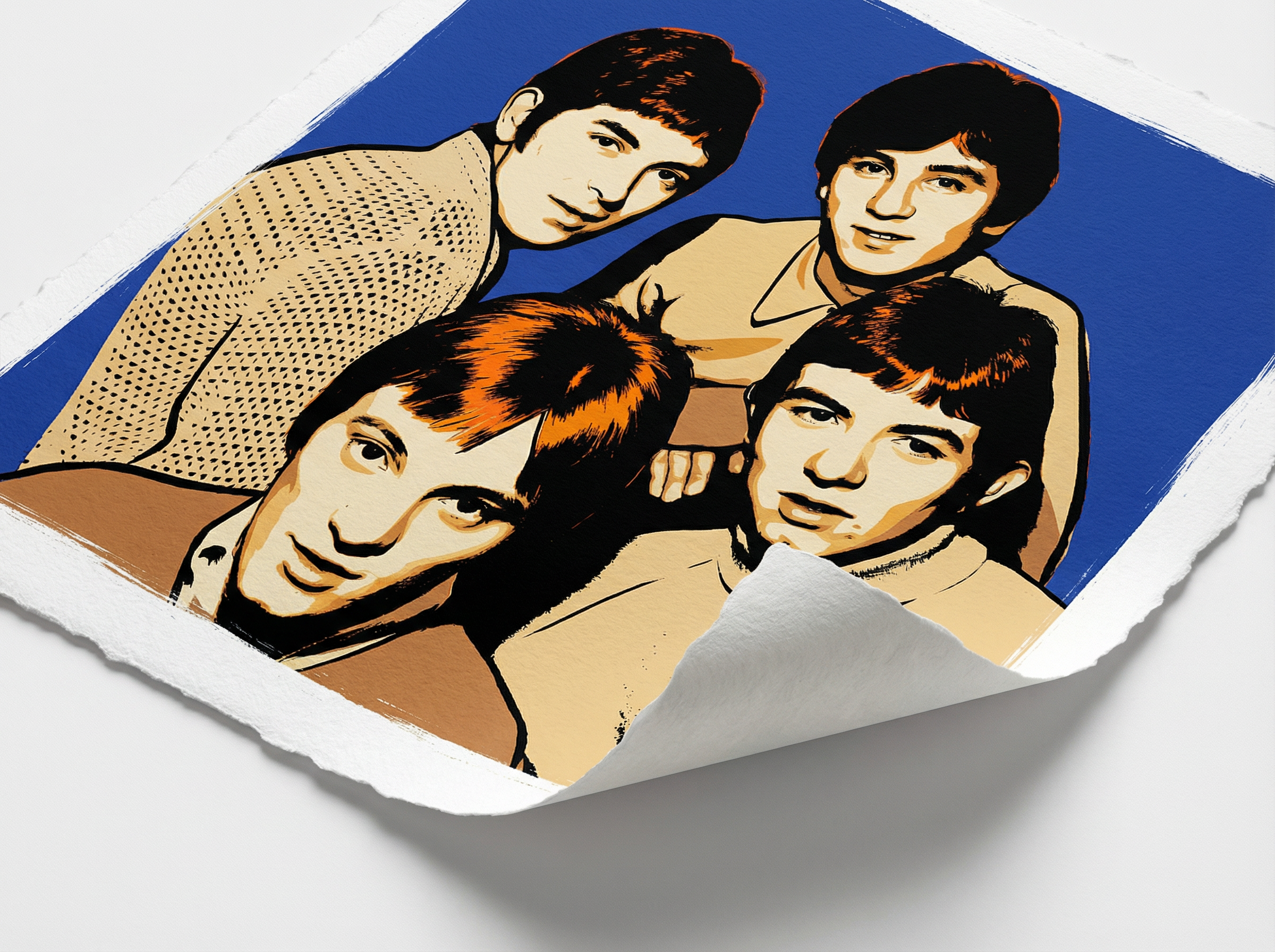 mod art, pop art, music art, SMALL FACES: Fine Art Quality Pop Art Square Print. Limited Edition Series of 60 - POP GO THE ICONS