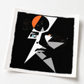 STARMAN: Fine Art Quality Pop Art Square Print. Limited Edition Series of 60