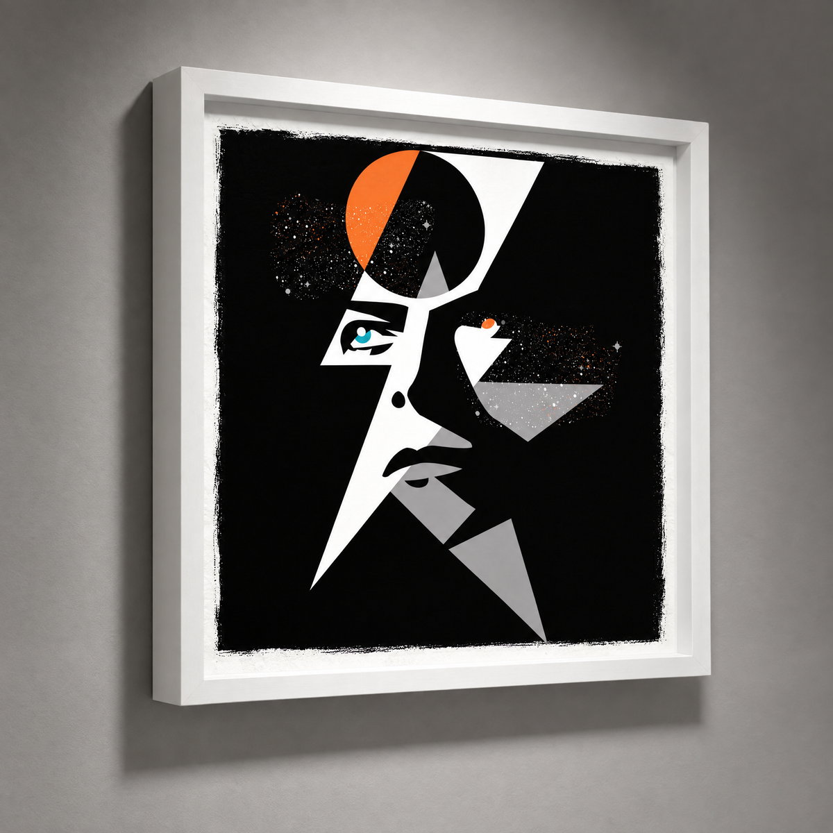 STARMAN: Fine Art Quality Pop Art Square Print. Limited Edition Series of 60