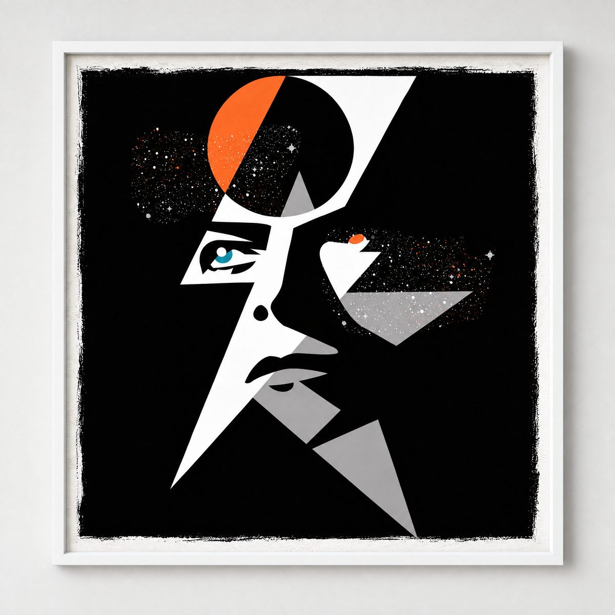 STARMAN: Fine Art Quality Pop Art Square Print. Limited Edition Series of 60