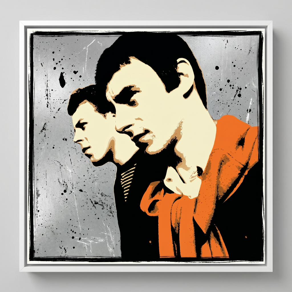 mod art, pop art, music art, PARIS MATCH (THE STYLE COUNCIL): Fine Art Quality Pop Art Square Print. Limited Edition Series of 60 - POP GO THE ICONS