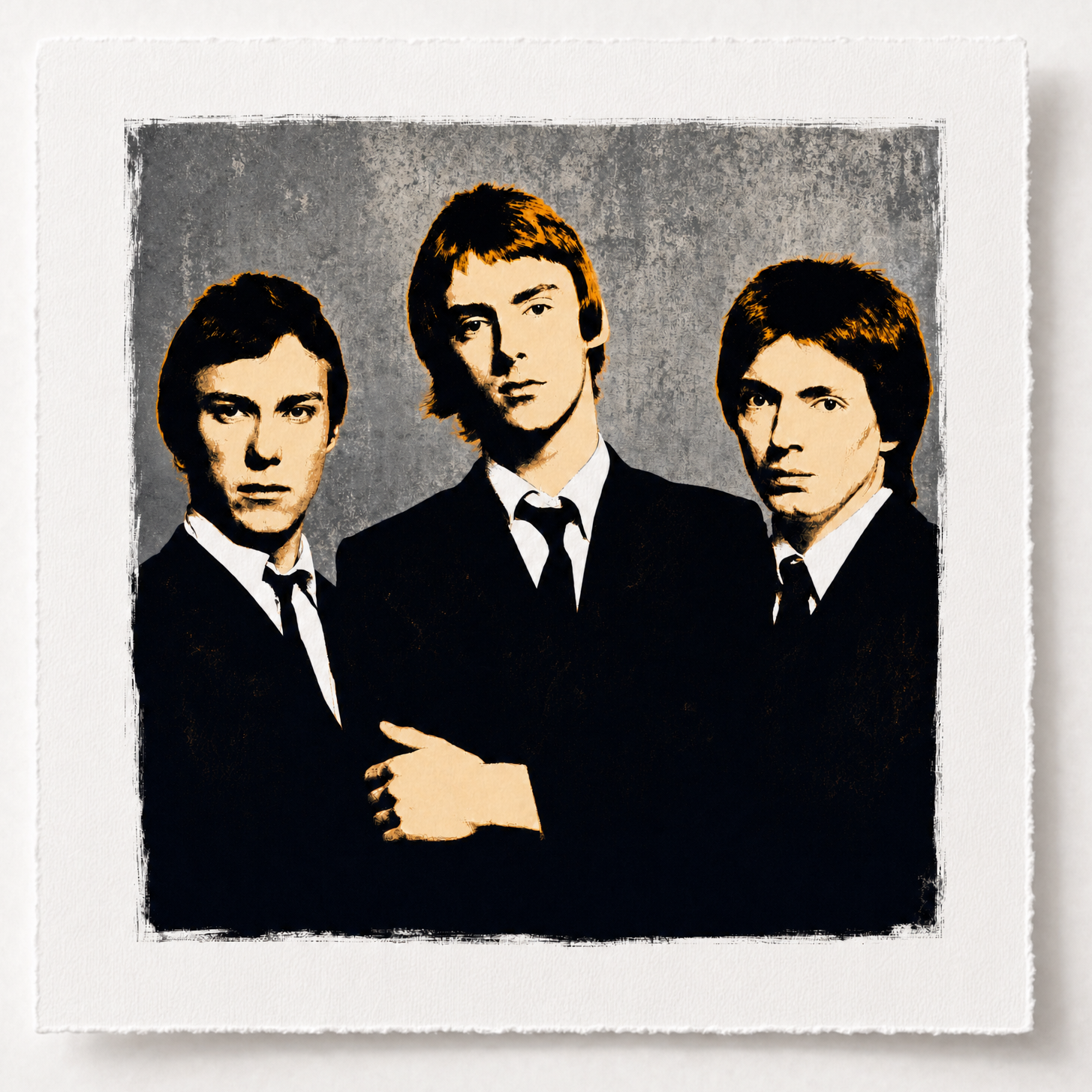 THE JAM: Fine Art Quality Pop Art Square Print. Limited Edition Series of 60