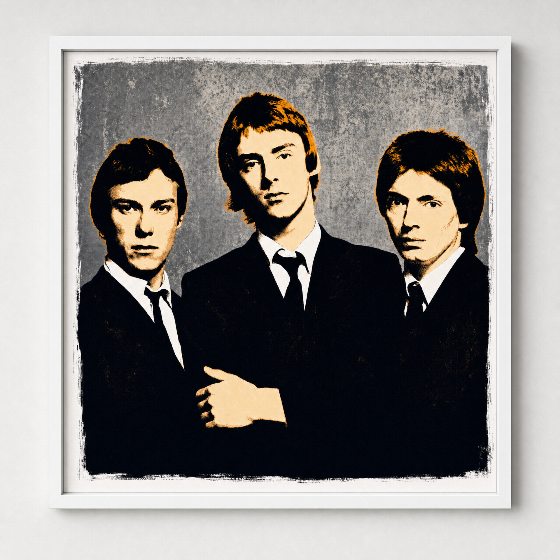 THE JAM: Fine Art Quality Pop Art Square Print. Limited Edition Series of 60